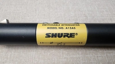 Atenuador conmutable Shure A15AS de segunda mano Foto 1 de 4
