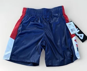 Boys Fila Performance Gym Shorts Navy Size 4 Active - Picture 1 of 8
