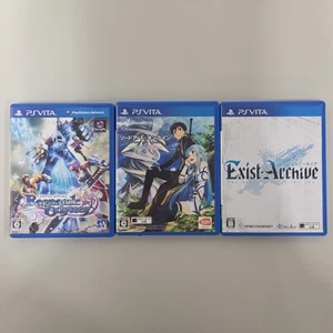 Ragnarok Odyssey, Sword Art Online Lost Song & Exist Archive 3-Game Set Used - Picture 1 of 10