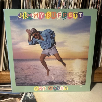 Jimmy Buffett Hot Water LP Original 1st Press Vinyl 1988 / VG+ - Image 1 of 4