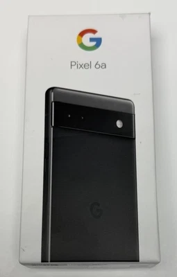 Verizon Prepaid Smartphone Google Pixel 6A Charcoal 128GB 6.1" Display - SEALED - Image 1 of 4