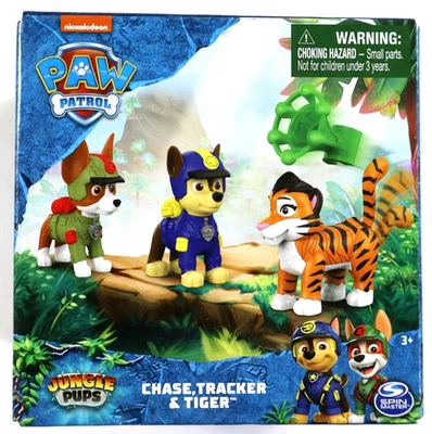 Nickelodeon Paw Patrol  Chase, Tracker & Tiger - Jungle Pups - Image 1 of 4