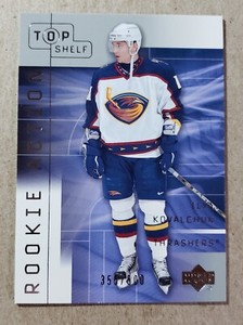 2001-02 Upper Deck Top Shelf Ilya Kovalchuk Rookie /500 Atlanta Thrashers RC