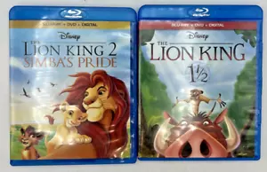 The Lion King 2: Simba's Pride & Lion King 1 1/2 BLU-RAY (Lot Of 2) - Picture 1 of 7