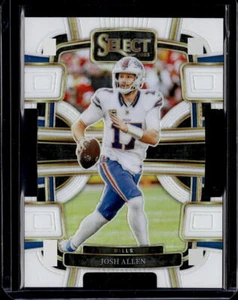 2023 Panini Select #13 Josh Allen White Prizms Die-Cut #/199 - Picture 1 of 2