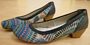 Damenschuhe, Schuhe, Halbschuhe, Pumps, Rieker, Gr. 40, mehrfabig, neuwertig - Bild 1 von 11
