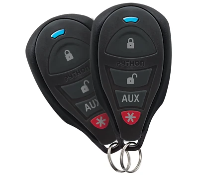 PYTHON 5105P 1-WAY SECURITY W/REMOTE START SYSTEM 1/4 MILE RANGE - Image 1 of 2