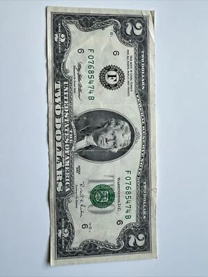 Two Dollar Bill 1995 Atlanta - Image 1 of 4