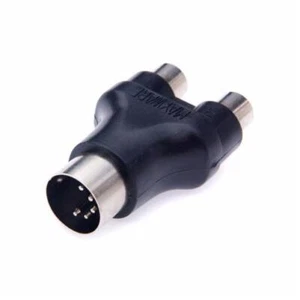 Kontak Audio 5 Pin DIN auf 2 Cinch Phono Adapter - Bild 1 von 1
