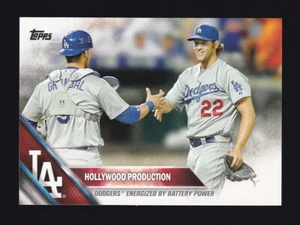 2016 Topps #24 CLAYTON KERSHAW & YASMANI GRANDAL CC CL Los Angeles Dodgers Combo - Picture 1 of 2