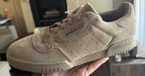 Taglia 10 5 Adidas Yeezy PowerPhase 2024 marrone semplice spedizione lo stesso giorno!