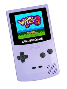 Nintendo Game Boy Color System GBC AMOLED OLED XL Touchscreen LCD Light Purple - Picture 1 of 4