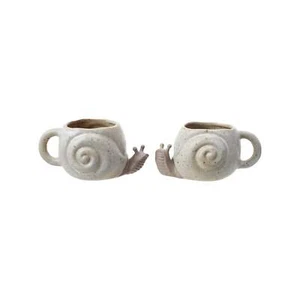Steingut Keramik Schneckenform Kaffeebecher - Bild 1 von 3