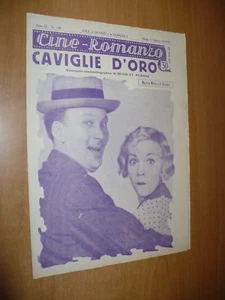 CINEMA CINE-ROMANZO N.140 1931 CAVIGLIE D'ORO MAJORIE WHITE EL BRENDEL SUE CAROL - Picture 1 of 1
