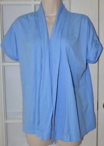 Talbots Short Sleeve Open Front Jacket Size Medium - Picture 1 of 2
