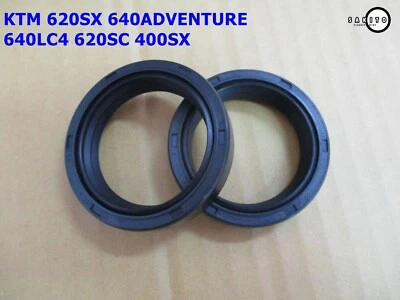 Fit KTM 620SX 640 ADVENTURE 640LC4 620SC 400SX FRONT FORK SEAL SET  **sa3928** Foto 1 de 4
