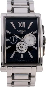 Herrenuhr CERRUTI 1881 SWISS MADE Datum versilbertes Gehäuse. 499,00€ C340 - Bild 1 von 7