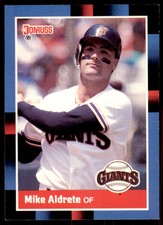 1988 Donruss Mike Aldrete Baseball Cards #362