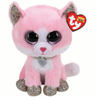 Ty Beanie Boos 36489 Fiona The Pink Cat Boo Medium