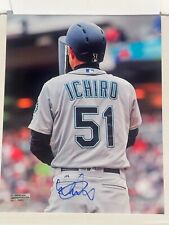 Ichiro Suzuki Signed 8 x 10 Photo COA Seattle Mariners 3000 Hits HOF