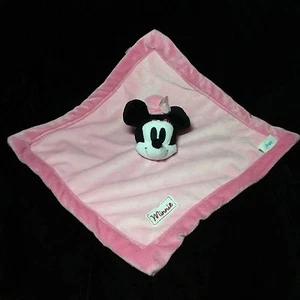 Minnie Mouse Pink Disney Vintage Look Baby Security Blanket Lovey Hat Flower  - Picture 1 of 5