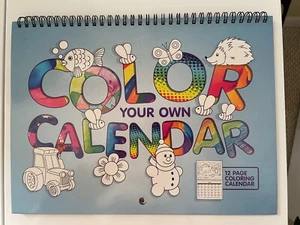 Children's Color Your Own Calendar - Picture 1 of 3