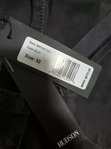 NWT MEN'S HUDSON THE ENDEAVOR RELAXED SKINNY CARGO ANKLE PANTS GRAY CAMO 32 X 27 - Picture 1 of 5