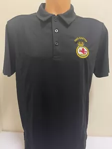AUSVERKAUF: HMS Exeter Polyester Sport Polo - Schwarz Large - Bild 1 von 1