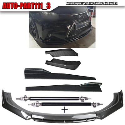 Kits de carrocería separador de labios de parachoques delantero + faldón lateral + trasero para Lexus RX350 RX350L Foto 1 de 4