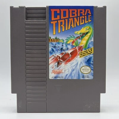 Nintendo NES Cobra Triangle Authentic Tested & Working 1989 Cartridge Only - Image 1 of 4