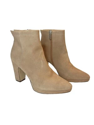 ¡Nuevo! Botín de gamuza Corso Como CC Illeniya. Cremallera, Mujer Talla 7.5 Hecho en Brasil Foto 1 de 4