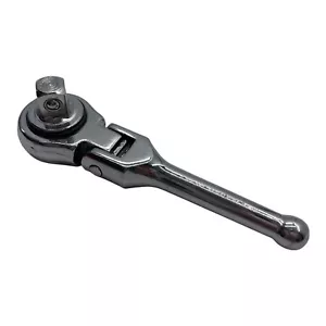 "Trinquete de cabeza flexible de 6"" de accionamiento de cromo vanadio de 1/2"" de largo" - Imagen 1 de 6