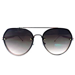 Aviators Mirrored Sunglasses Metal Frame Women Men UV400-Brown Mirror Patriotic - Picture 1 of 3