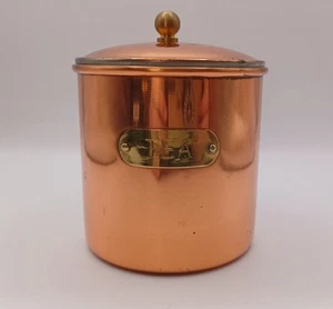 Vintage Kupfer Teedose 90er Jahre 4". D2116. - Bild 1 von 6
