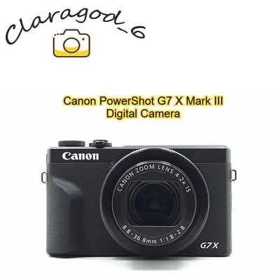 Canon PowerShot G7 X Mark III Digital Camera 20.10 MP 4K Video Recording AF Lock - Image 1 of 4