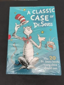 New and Sealed A Classic Case of Dr. Seuss Book Box Set 20 Children's Books - Picture 1 of 4