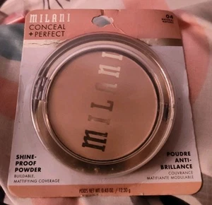 MILANI Conceal + Perfect Shine Proof Powder Lightweight Flawless 04 NATURAL New - Picture 1 of 1