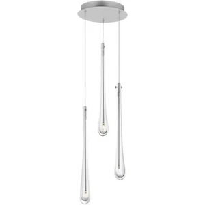 ET2 Contemporary Lighting E24213-122SN Stillo Pendant Satin Nickel - Picture 1 of 9