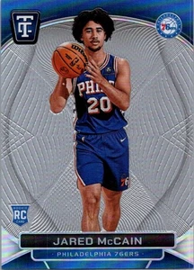 2024-25 Panini Totally Certified #140 Jared McCain Mirror Silver Platinum #/75 - Bild 1 von 2