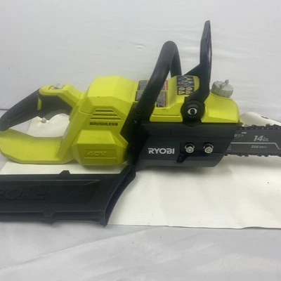 RYOBI Motosierra Inalámbrica Batería 40V Engrasador Automático Cadena 14 Pulgadas (Solo Herramienta) Foto 1 de 4