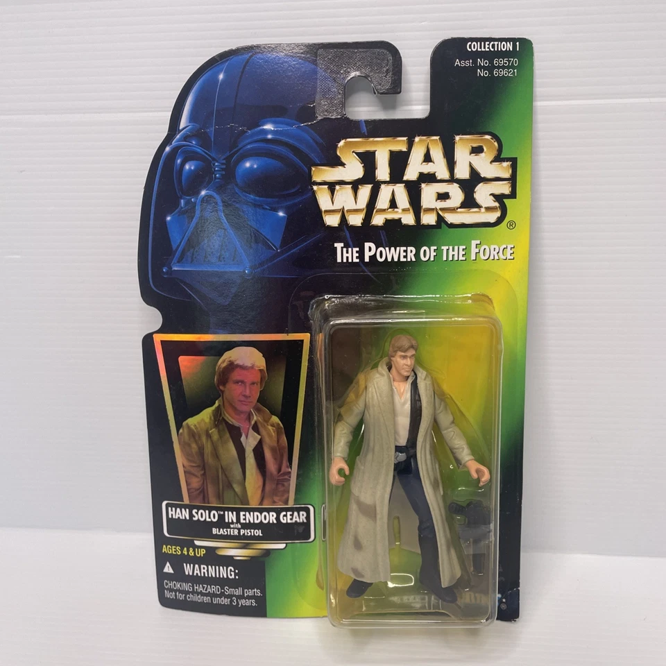 Star Wars Han Solo in Endor Gear Power of The Force Collection 1 Kenner 1996