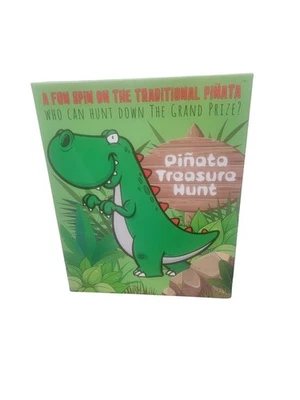 Juego de Piñata Caza del Tesoro Temática de Dinosaurios para Niños con Mini Piñata y Acceso Foto 1 de 4