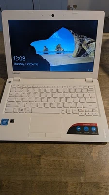 Lenovo IdeaPad 100S-11IBY 11.6" White Laptop Power Cord Included - Image 1 of 4