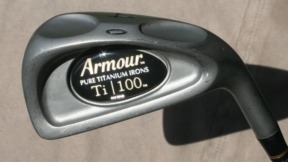 Tommy Armour Ti 100 Pure Titanium 4 Iron Original Stiff Flex Steel Shaft - Image 1 of 1