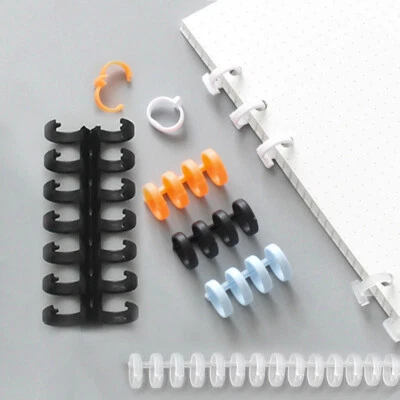 Álbum de recortes anillos espirales encuadernación plástico A4 papel hojas sueltas 30 agujeros hágalo usted mismo Foto 1 de 4