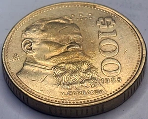 1988 Mexico 100 Pesos KM# 493 US SELLER COMBINED SHIPPING REFUND - Picture 1 of 2
