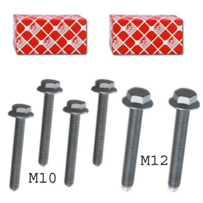 6 FEBI Querlenker Schrauben Montagesatz für Audi A3 8P VW Golf 5 6 Caddy Touran - Bild 1 von 3