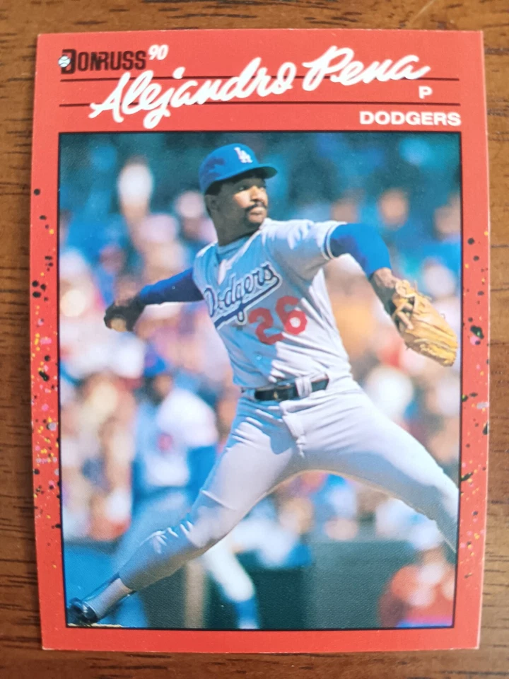 ALEJANDRO PENA LOS ANGELES DODGERS 1990 DONRUSS BASEBALL CARD #664 - Image 1 of 1