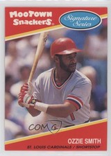 1991 Mootown Snackers Signature Series Food Issue No Coupon Ozzie Smith #8 HOF