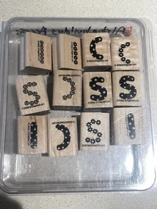 Stampin Up! Alphabet Alpha Builders 12er Set, neu im Etui - Bild 1 von 3